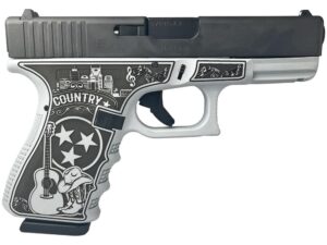 Glock 19 Gen 3 Custom "Tennessee-Navy Gray" Handgun 9mm Luger 15rd Magazines (2) 4.02" Barrel