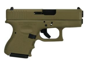 Glock 26 Gen 3 Custom "FDE" Handgun 9mm Luger 10/rd Magazines (2) 3.43" Barrel Austria