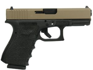 Glock 19 Gen 3 Custom "FDE Slide Polymer Cobblestone Stippled Frame" Compact Handgun 9mm Luger 15/rd Magazines (2) 4.02" Barrel USA