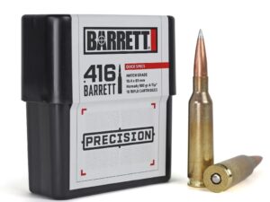 Barrett Precision Rifle ammunition .416 Barrett 500 gr PT 2850 fps 10/rd
