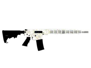 Great Lakes AR-15 "Saved By the Splatter" Rifle .223 Wylde 30rd Magazine 16" Barrel White/Stainless Steel