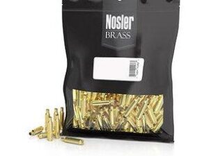Nosler Unprimed Unprepped Brass Rifle Cartridge Cases 6mm Creedmoor 100/ct (BULK)
