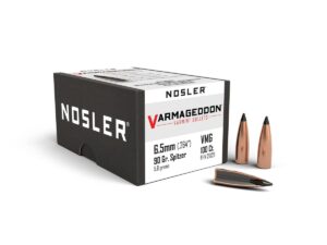 Nosler VarMageddon Bullets 6.5mm .264" 90 gr FB-Tipped 100/ct