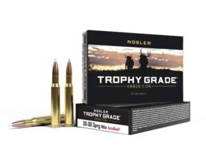 Nosler Trophy Grade Rifle Ammunition .30-06 Sprg 180 gr AB 2750 fps - 20/box