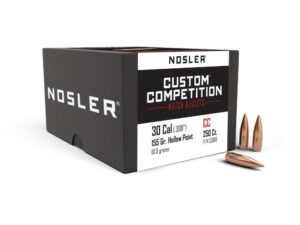 Nosler Custom Competition Bullets .30 cal .308" 155 gr HPBT 250/ct