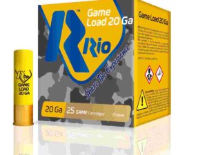 Rio Field Shotshells 20 ga 2 3/4" 2 3/4 dr 1 oz #7.5 1250 fps 25/ct