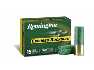 Remington Express Buckshot Shotgun Ammo 12 ga 2-3/4 in #00 Buck 1325 fps 15/ct