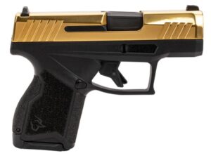 Taurus GX4 Handgun 9mm Luger 10rd Magazines (2) 3" Barrel Gold Slide and Black