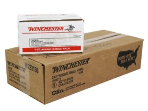 Winchester Lake City Rifle Ammunition .223 Rem 55 gr. FMJ 600/ct Case (4-150 round boxes)