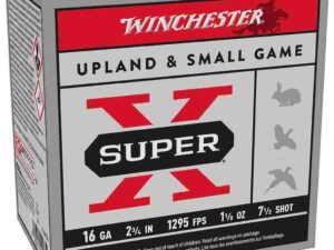 Winchester Super-X High-Brass Shotshells 16 ga 2-3/4" 1-1/8 oz 1295 fps #7.5 25/ct