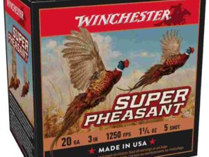 Winchester Super-X Super Pheasant Shotshells 20 ga 3" 1-1/4 oz 1250 fps #5 25/ct