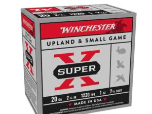 Winchester Super-X High-Brass Shotshells 20 ga 2-3/4" 1 oz 1220 fps #7.5 25/ct