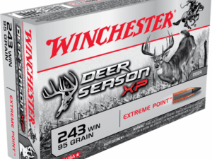 Winchester Deer Season XP Rifle Ammunition 243 Win 95 gr. PT 3100 fps 20/ct