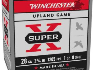 Winchester Super-X Game Shotshells 28 ga 2-3/4" 1 oz 1205 fps #8 25/ct