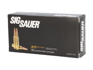 Sig Sauer Elite Ball Rifle Ammunition .277 Fury 135gr FMJ 2750 fps 20/ct
