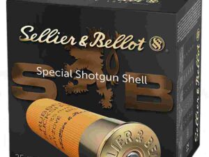 Sellier & Bellot Shotgun Ammunition 12 ga 2 5/8"  15 plts Rubber  - 25/box