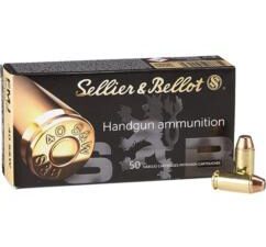 Sellier & Bellot Handgun Ammunition 45 ACP FMJ 230 gr 1000/rd Case