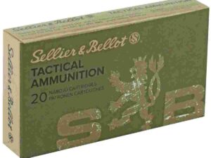 Sellier & Bellot Rifle Ammunition 7.62x39mm 123 gr FMJ 2420 fps - 20/box