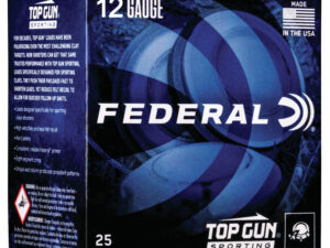 Federal TGS12875 Top Gun  12Gauge 2.75" 1oz 7.5Shot 25 Per Box/10 Case