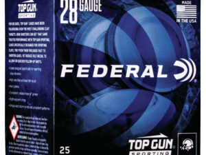 Federal TGS282175 Top Gun  28Gauge 2.75" 3/4oz 7.5Shot 25 Per Box/10 Case