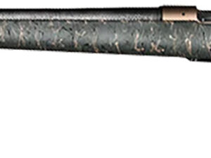 Christensen Arms 8010603800 Ridgeline  7mm-08 Rem 4+1 24" Carbon Fiber/Threaded Barrel, Burnt Bronze Cerakote, Green with Black/Tan Webbing Stock, Left Hand