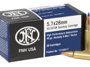 FN 10700017 High Performance  5.7x28mm 40gr Hornady V Max 50 Per Box/10 Case