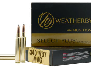 Weatherby H340225IL Select Plus  340 Wthby Mag 225 gr Hornady Interlock 20 Per Box/ 10 Case