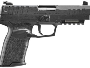 FN 66101274 Five-seveN MRD 5.7x28mm 20+1 4.80" Black Steel Barrel, Black Optic Ready/Serrated Steel Slide & Polymer Frame w/Picatinny Rail, Black Textured Polymer Grip, Ambidextrous
