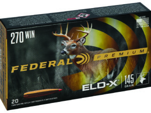 Federal P270ELDX1 Premium ELD-X 270Win 145gr 20 Per Box/10 Case