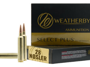 Weatherby R28NS180VLD Select Plus  28Nosler 180gr 20 Per Box/10 Case