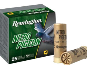 Remington Ammunition R28681 Nitro Pigeon  12Gauge 2.75" 7.5Shot 25 Per Box/10 Case