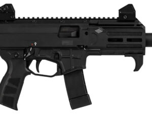 CZ-USA 91430 Scorpion 3+ Micro 9mm Luger 20+1 4.20" Black Polycoat Threaded Barrel, M-LOK Handguard, Picatinny Rail Receiver, Black Polymer Frame, Black Polymer Grip, Ambidextrous
