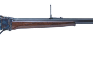 Cimarron AS150 1874 Sharps Sporting 45-70 Gov 1rd 32" Blued Barrel, Color Case Hardened Receiver, Walnut Fixed Straight Stock