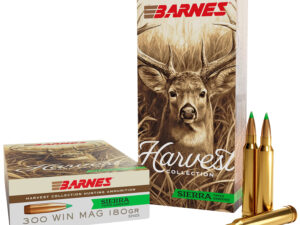 Barnes Bullets 32405  Harvest 300WinMag 180gr Sierra Tipped GameKing 20 Per Box/10 Case