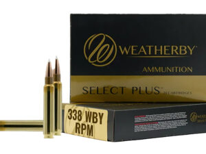 Weatherby B338185TTSX Select Plus  338WBY RPM 185gr TTSX Boat Tail 20 Per Box/10 Case