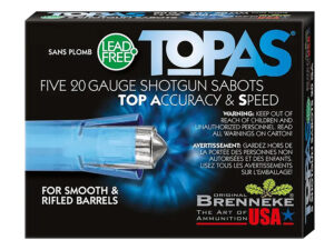 Brenneke SL202TOPN TOPAS  20Gauge 2.75" 1/2oz Sabot Slug Shot 5 Per Box/50 Case