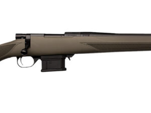 Howa HMACF6ARCGYTH 1500 Mini Action 6mm ARC 20" Black Carbon Fiber Threaded Barrel, Black Drilled & Tapped Steel Receiver, Fixed HTI Green Synthetic Stock