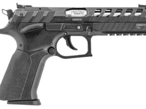 Grand Power 8588005808514 X-Calibur CO Mk23 Match 9mm Luger 15+1 4.80" Stainless Barrel, Black Steel Lightening Cut/Optic Cut/Serrated Slide, Black Steel Frame w/Picatinny Rail, Black Textured Grip