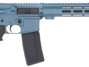Great Lakes Firearms GL15223BLU AR-15  223 Wylde 30+1 16" Black Nitride Threaded Barrel, Blue Titanium Cerakote Aluminum Receiver w/Picatinny Rail, M-LOK Handguard, Black Polymer Stock, Mil-Spec Grip