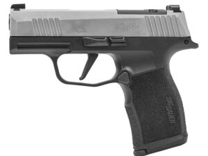 Sig Sauer 365X9SXR3P P365X  Micro-Compact Frame 9mm Luger 12+1 3.10" Steel Barrel, Stainless Steel Optic Ready/Serrated Slide, Black Stainless Steel Frame w/Accessory Rail, Polymer Grip