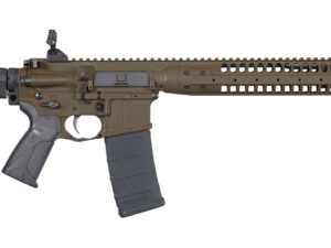 LWRC ICR5PBC14PSP Individual Carbine SPR 5.56x45mm NATO 14.70" 30+1 Patriot Brown, Black Adjustable Stock, Magpul MOE+ Grip