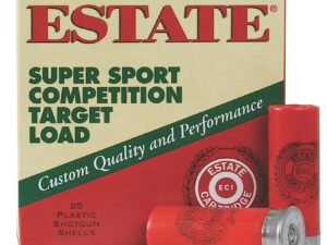 Estate Cartridge SS12H8 Super Sport Competition Target 12Gauge 2.75" 1 1/8oz 8Shot 25 Per Box/10 Case