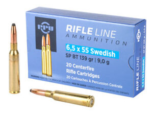 PPU 6.5X55 SWEDISH SP 139GR 20/200