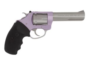 Charter Arms Target Pathfinder .22 LR 6rd Capacity 4.2" Barrel Lavender with Full Black Grip