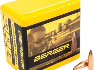 Berger Match Grade Target Bullets .22 cal .224" 52 gr FB TARGET 100/box