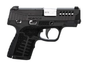 Savage Stance Black Manual Safety Handgun 9mm Luger 7 & 8/rd Magazines 3.2" Barrel Black
