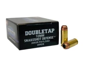 Double Tap DT SnakeShot Defense Ammunition 10mm Auto 135gr+#9 JHP 20/ct