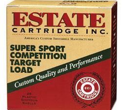 Estate Cartridge Super Sport 12 ga 2 3/4" 2 3/4 dr 1 oz #7.5 1180 fps - 25/box