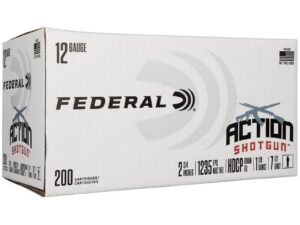 Federal Action Shotgun Shotshells 12ga 2-3/4 1-1/8oz 1235 fps #7.5 200/ct (Case)