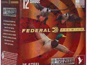 Federal Ultra Steel Shotshells 12ga 3-1/2" 1-1/2oz 1500 fps BB&2 25/ct